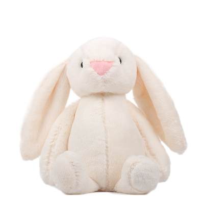Plush Bunny Stuffed Animal, (12 inches) Off-White